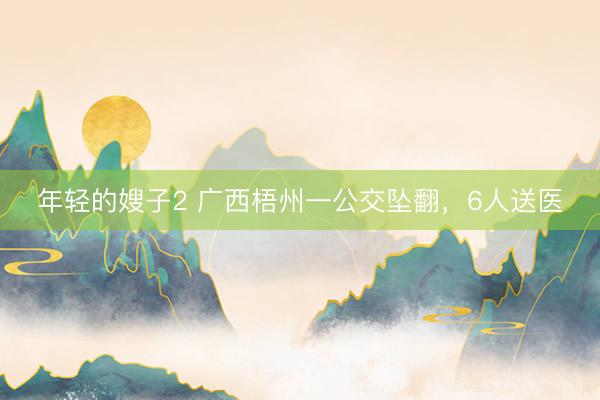 年轻的嫂子2 广西梧州一公交坠翻，6人送医