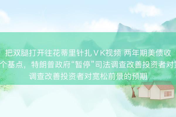 把双腿打开往花蒂里针扎ⅤK视频 两年期美债收益率周五跌超5个基点，特朗普政府“暂停”司法调查改善投资者对宽松前景的预期